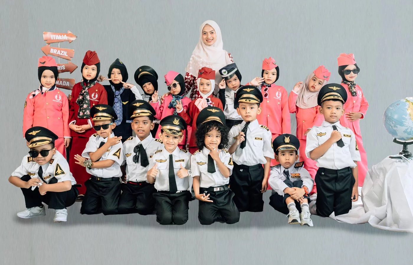 Kelas Amanah Terbang Bersama Pilot dan Pramugari Cilik