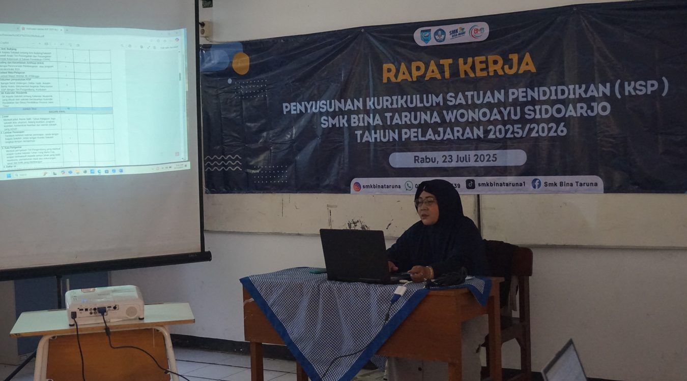 Rapat kerja penyusunan Kurikulum Satuan Pendidikan (KSP), Rabu, 23 Juli 2025
